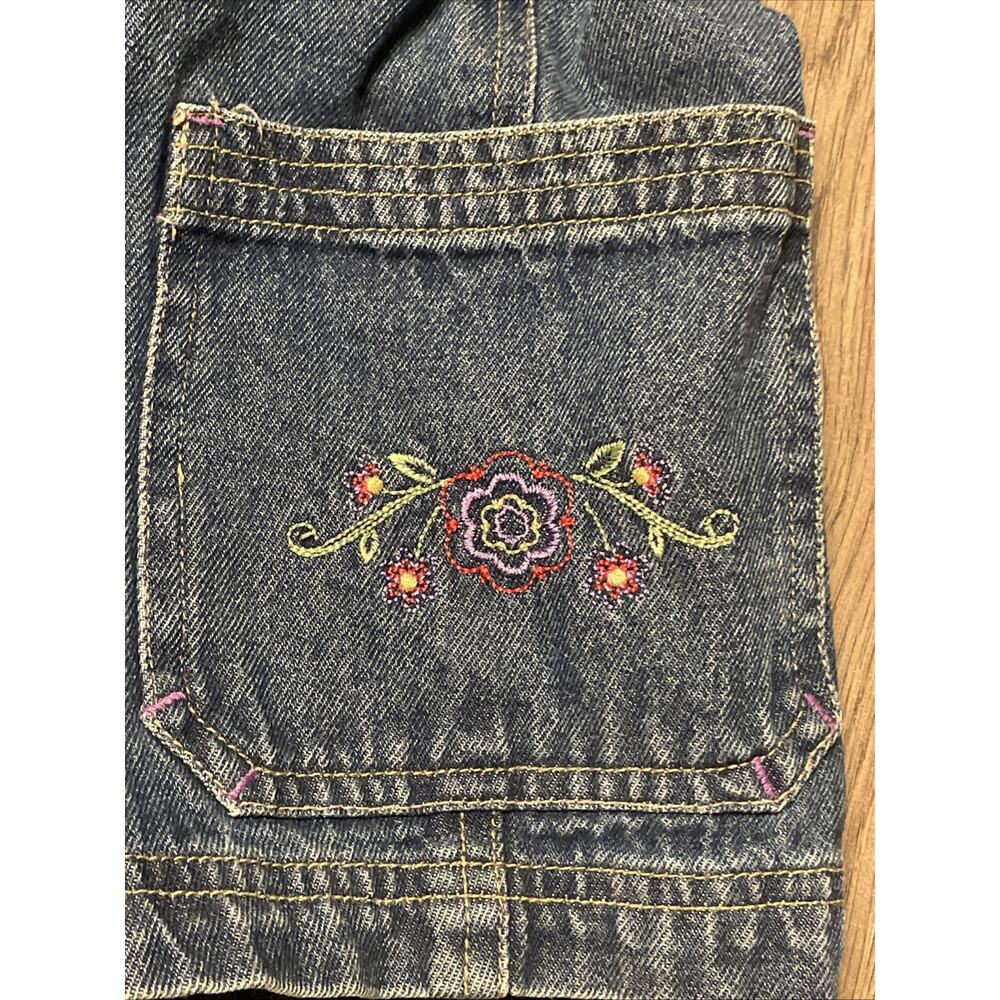 90s Looney Tunes Tweety Bird Denim Overalls Shorts Shortalls Plus 22W 24W - Picture 5 of 12